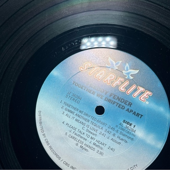 Freddy Fender - Together we Drifted Apart- vintage vinyl record from 1980 - Picture 9 of 10